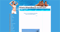 Desktop Screenshot of miami-miamibeach-travel.com